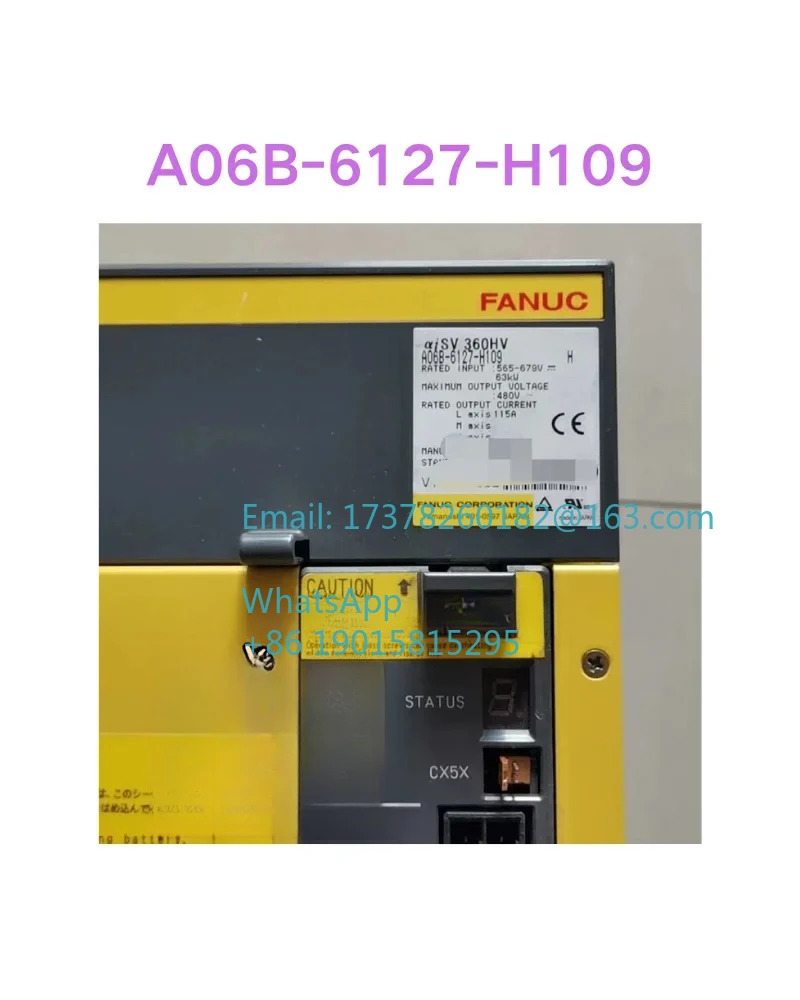 A06B-6127-H109 리퍼 서보 드라이브 ok