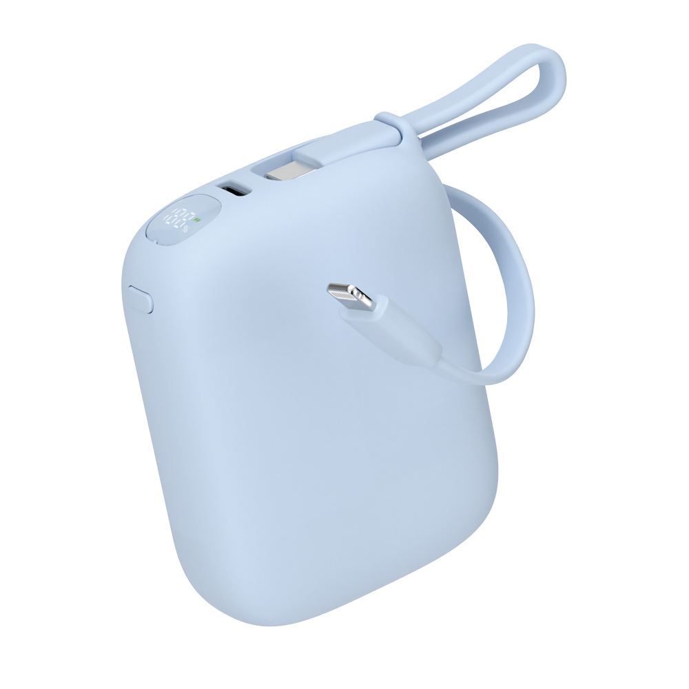 이어맥 팬톤 빌트인 케이블 미니 고속충전 보조배터리 10000mAh 22.5W - 상세 이미지 2