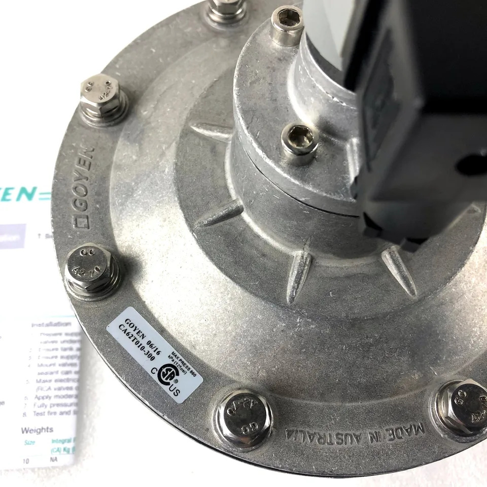 CA62T 펄스 제트 밸브 G2 1/2 인치 GOYEN 62mm 알루미늄 다이캐스트 바디 5-125 psi 압력