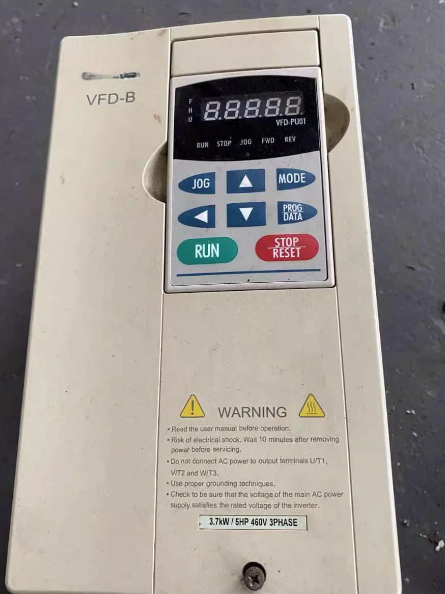 VFD037B43A 3개월 으로 잘 작동함