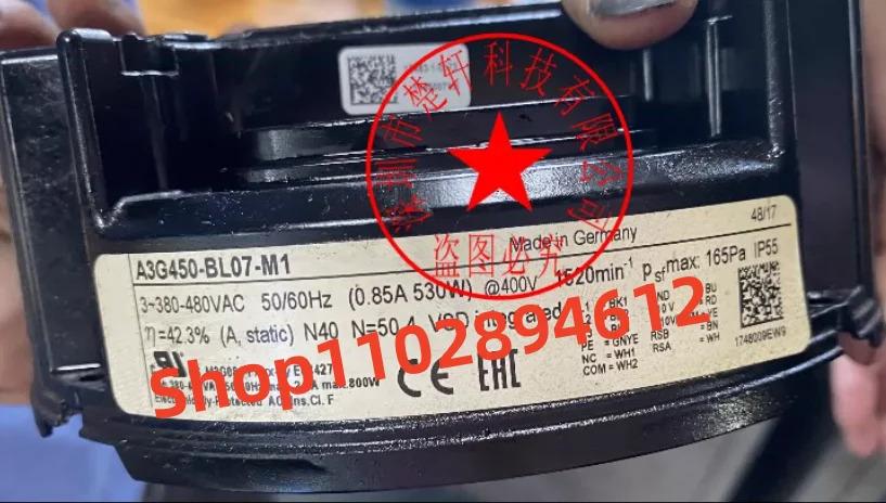 독일 오리지널 원심 냉각팬 A3G450-BL07-M1 380-480V0.85A530W