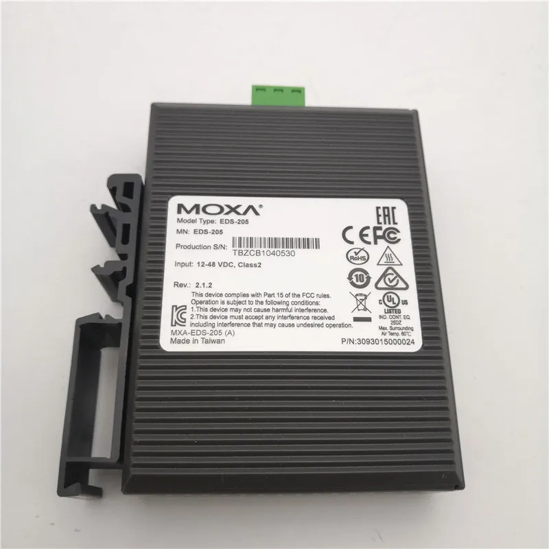 MOXA EDS-G205-1XSFP-T 언매니지드 풀 기가비트 이더넷 스위치100 1000BaseTX 포트 4 개