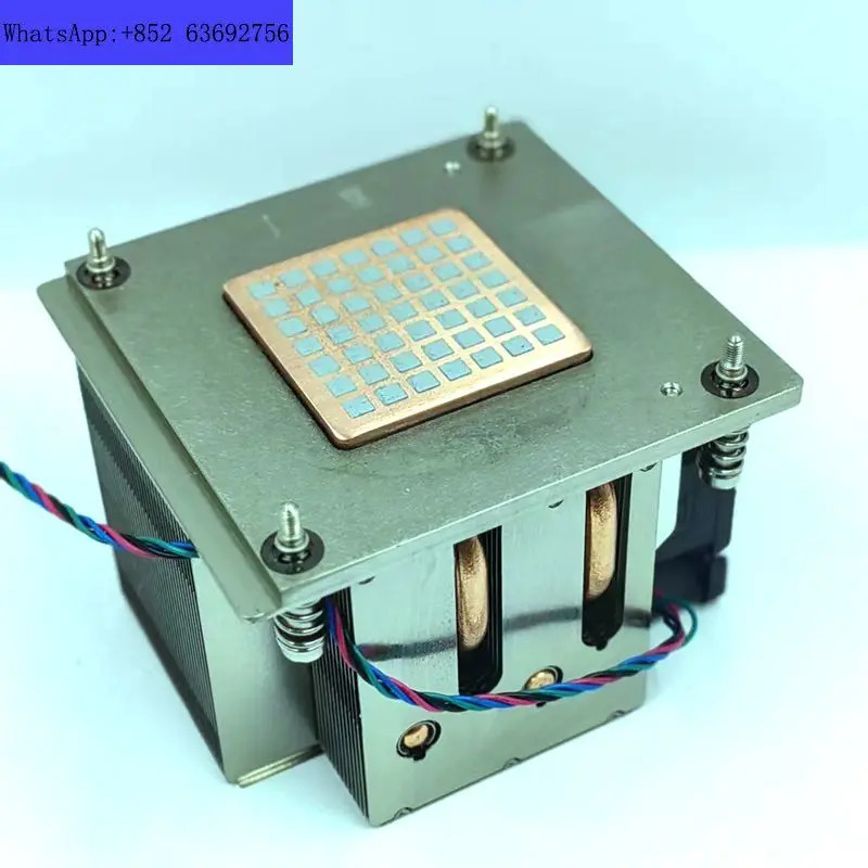 2U 사이드 블로우 소형 타워 서버 구리 베이스 쿼드 히트 파이프 듀얼 볼 온도 제어 115X 1200 TDP180W 냉각팬