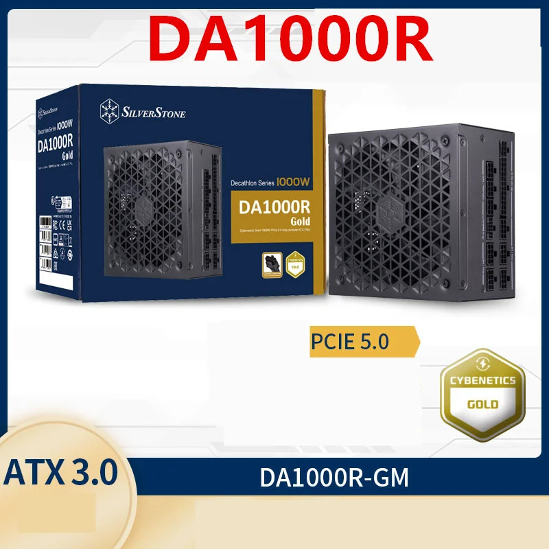 SilverStone DA1000R 3.0 PCIe 5.0 1000W SST-DA1000R-GM호환 SST-AX1000MCGD-A새 원본 전원공급장치