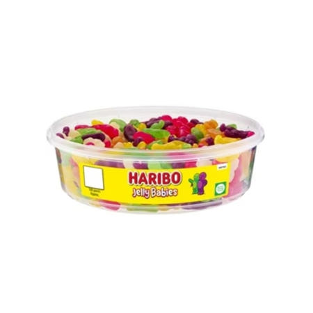 [해외]하리보 젤리 베이비 구미 캔디 510g Haribo Gummy Candy Tub - Perfect for Parties and Snacking Filled