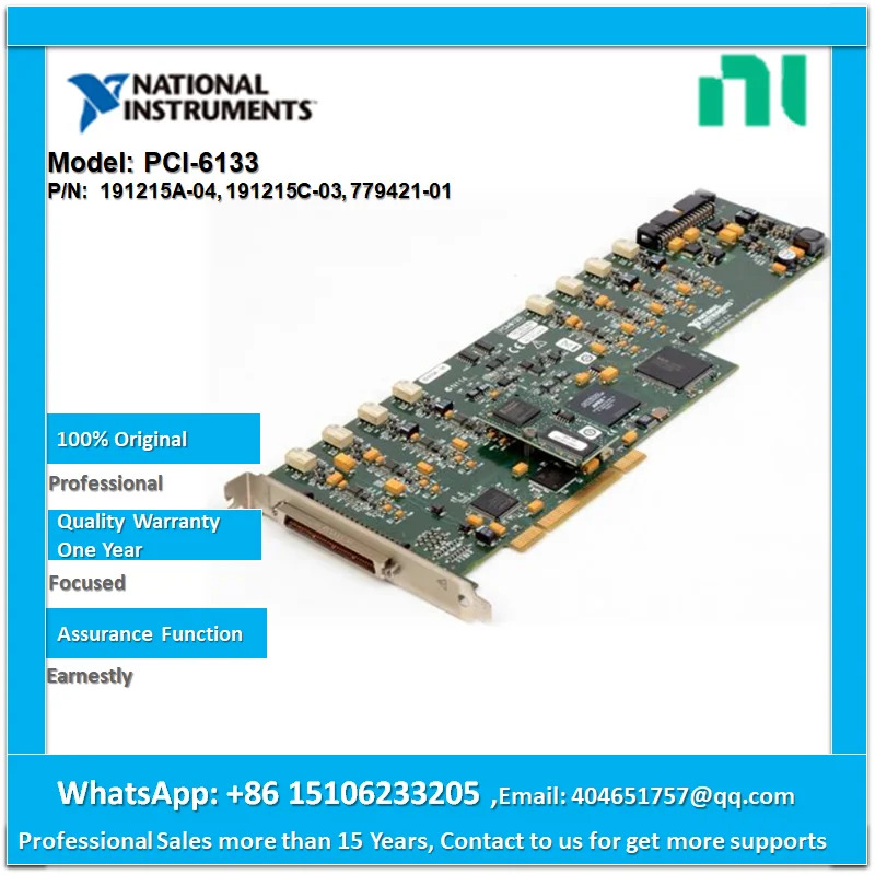 NI PCI-6133 S 시리즈 동시 샘플링 DAQ 모듈