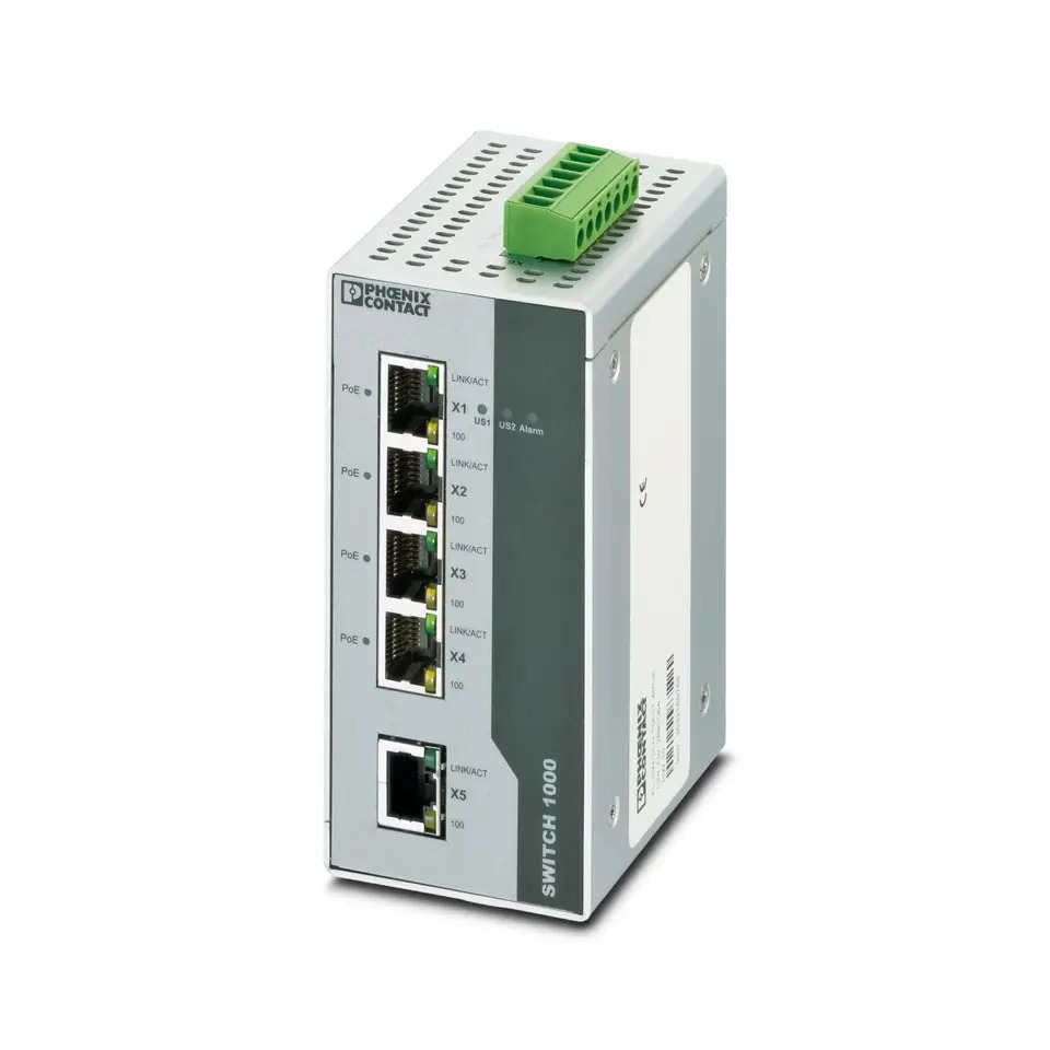 Phoenix2891064 PoE  FL 스위치 1001T-4POE