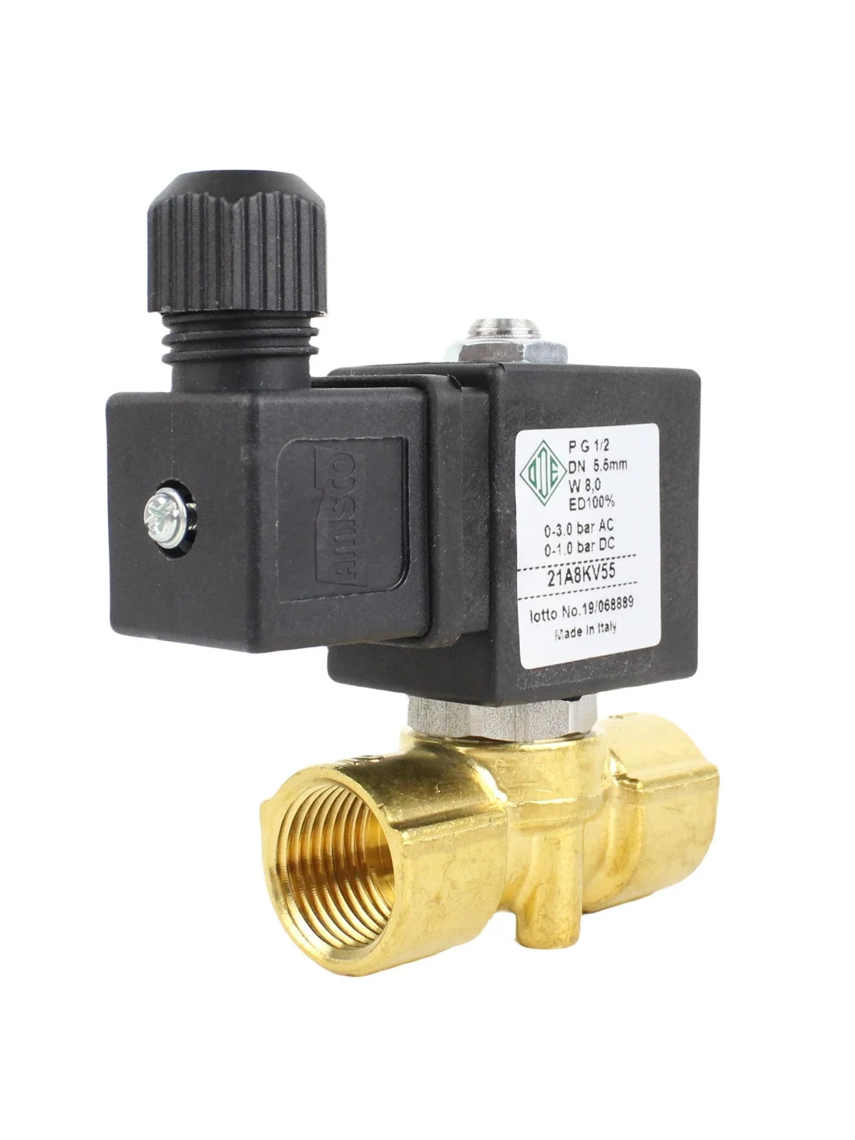 양방향 솔레노이드 밸브 정상 개방 21A8KV55 21A8KT45 21A8ZV55D 4/2