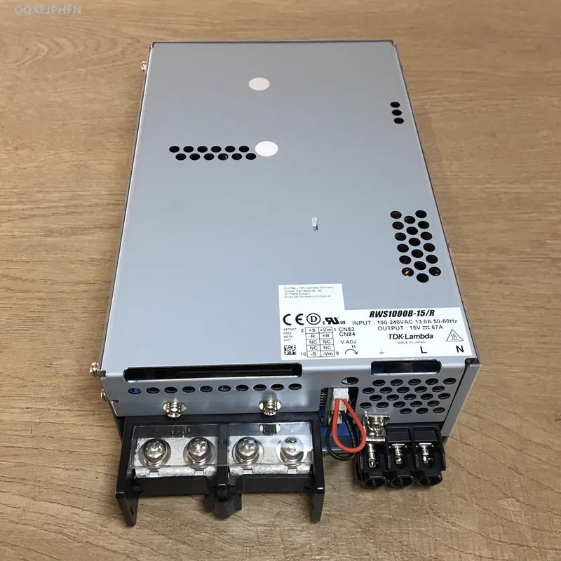 TDK-LAMBDA 15V67A 1000W RWS1000B-15/R RWS1000B-15R RWS1000B-15 R새 원본 전원공급장치