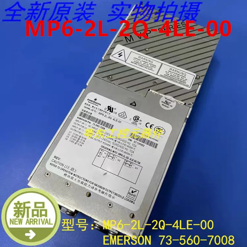 EMERSON 400W 전원공급장치 MP6-2L-2Q-4LE-00 760-7008 새 원본 것처럼 작동