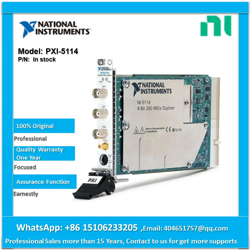 NI PXI-5114 250 MS/s 8 비트 오실로스코프 디지타이저 256MB/Ch
