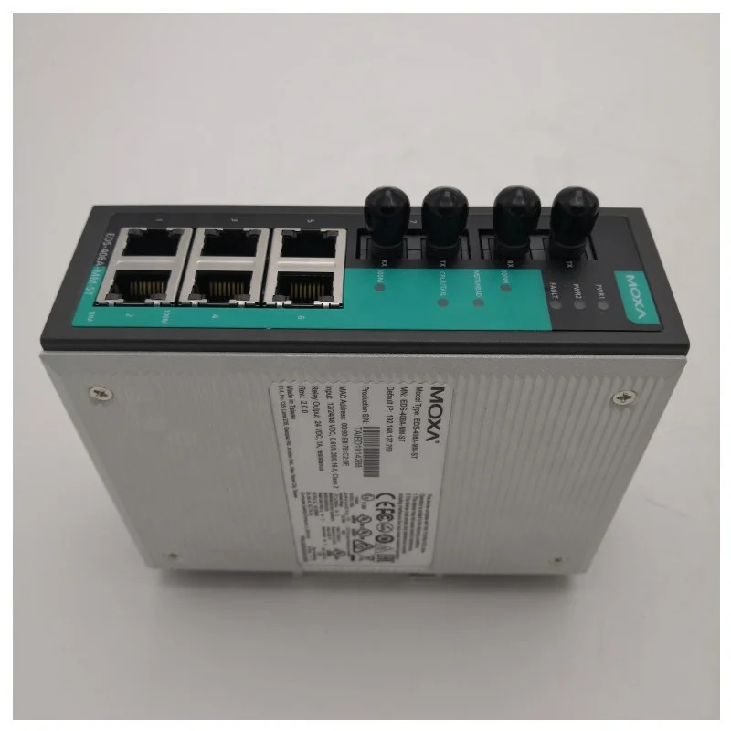 MOXA EDS-208A-MM-SC 비형 이더넷 스위치 6 10/100BaseTX 포트