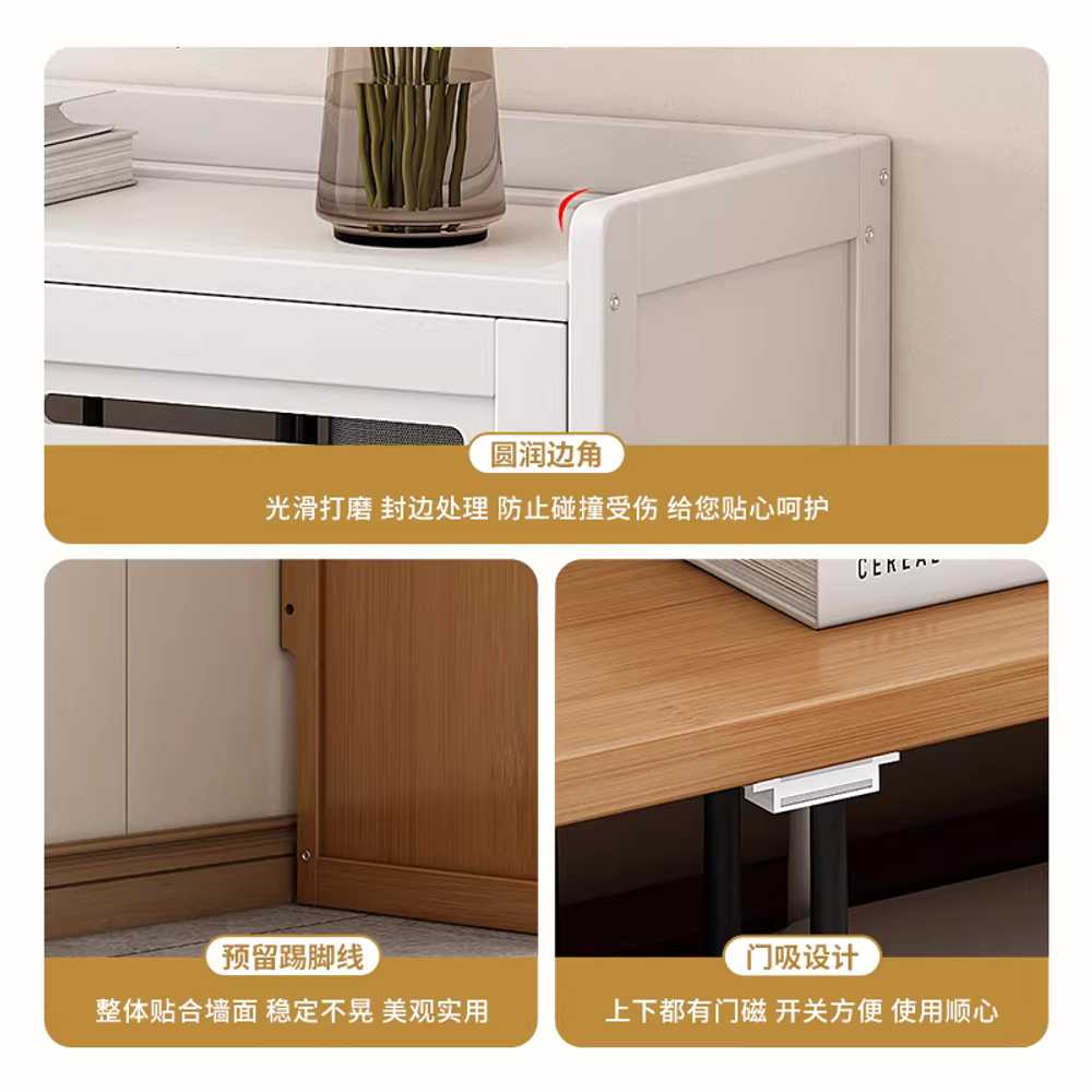 공유기 가리개 상자 네트워크 케이블 전선 커버 정리함 스몰 - 상세 이미지 5
