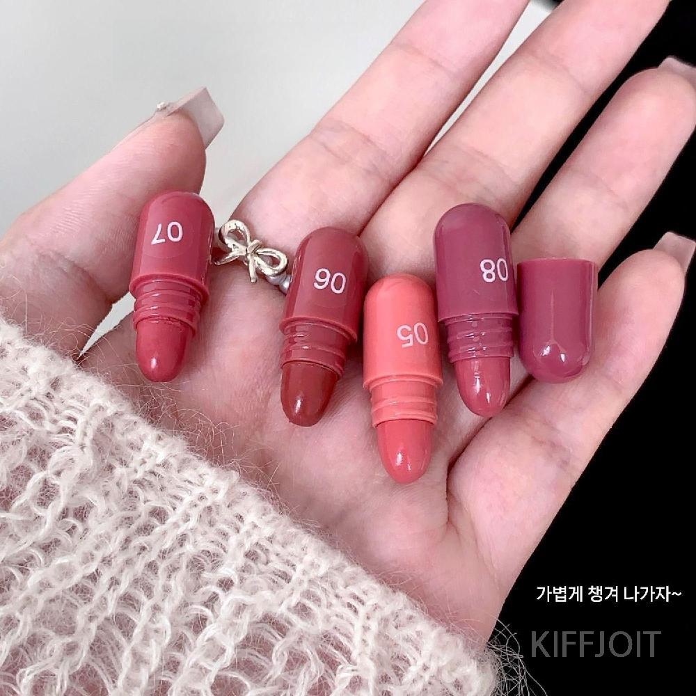 KIFFJOIT 12색 초미니 캡슐 지속력 좋은 립스틱 세트 - 상세 이미지 5