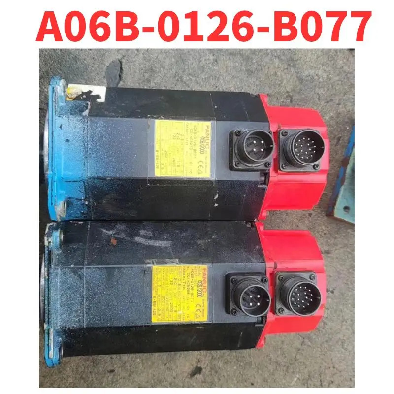 리퍼 A06B-0126-B077 AC 서보모터 완료
