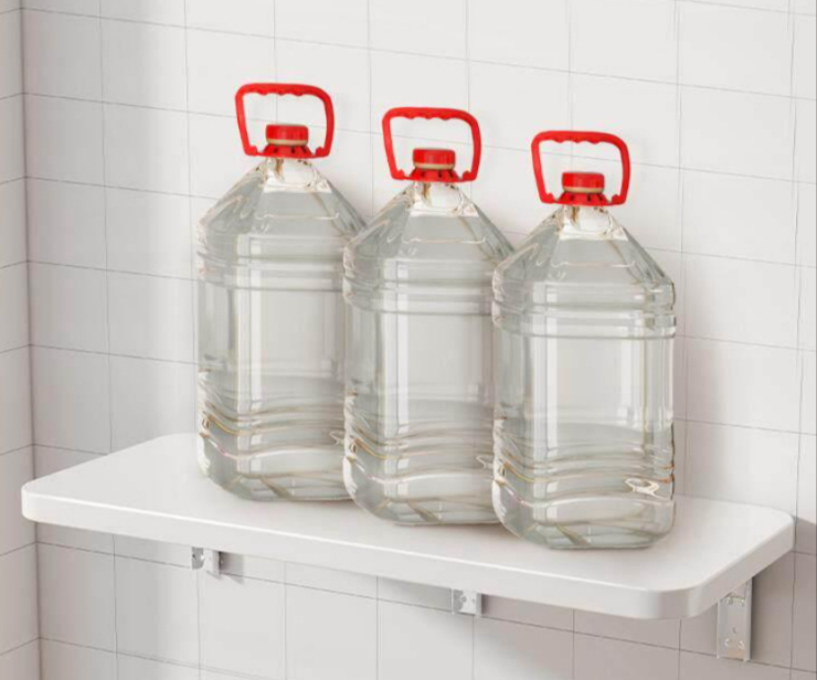 벽부착형 선반장 폴딩 다용도 인테리어 원목선반 쉘프 받침대 고정형 - 상세 이미지 3