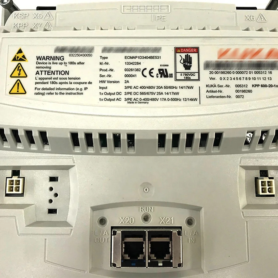 서보 드라이브 KPP 600-20-1x40 준비 완료