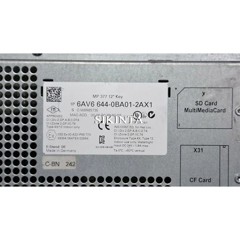 MP277 터치 패널 66644-0BA01-2AX1 스크린 완전히 리퍼 하시기 바랍니다