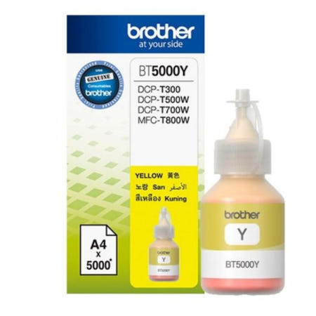 브라더 순정품잉크 브라더 정품잉크 노랑(5000매) BT5000Y DCP-T310