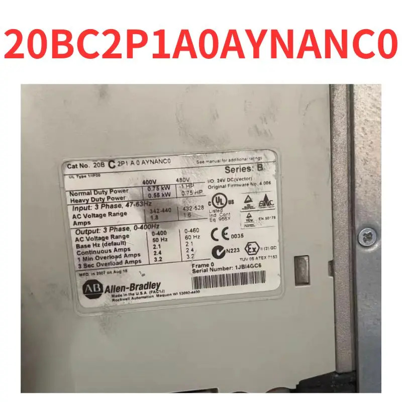 리퍼 완료 주파수 변환기 신 20BC2P1A0AYNANC0