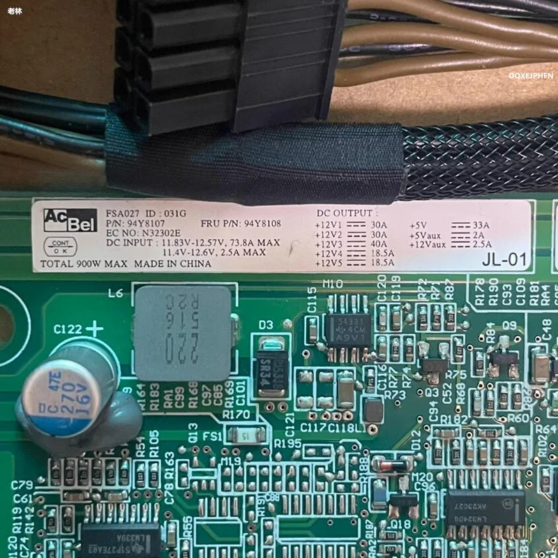 IBM X3500 M4 900W 전원 백플레FSA027 94Y8107 94Y8108 69Y5791 69Y5792 새 전원공급장치 백플레인