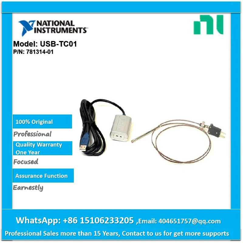 NI USB-TC01 저비DAQ PC 기반 장치 781314-01