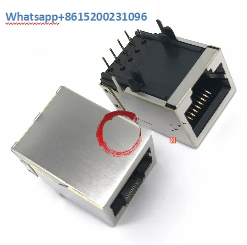 615008142621 이더넷 소켓 RJ45 네트워크 커넥터 8P8C 포트 Cat5 직각 보드 잠금 장치개