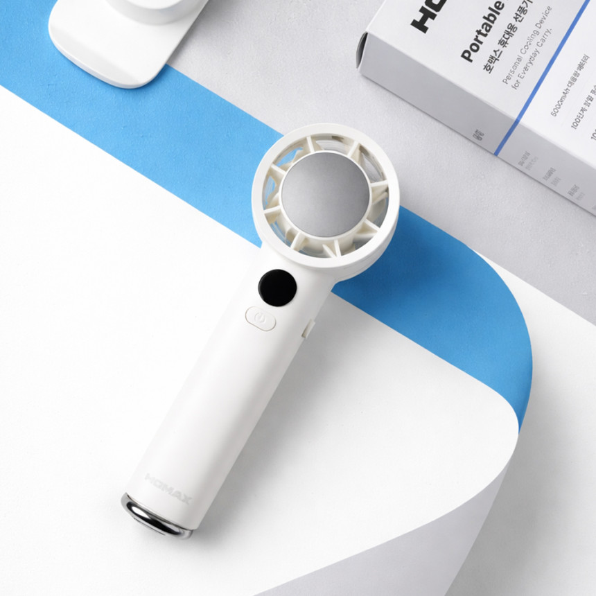 호맥스 휴대용선풍기 손 냉각 미니 핸디 BLDC 100단 HPF-5000