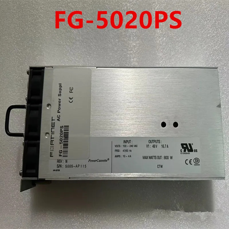 FORTINET FG-5020PS 48V16.7A 800W TPCM7000거새 원본 전원공급장치는 새 처럼 작동