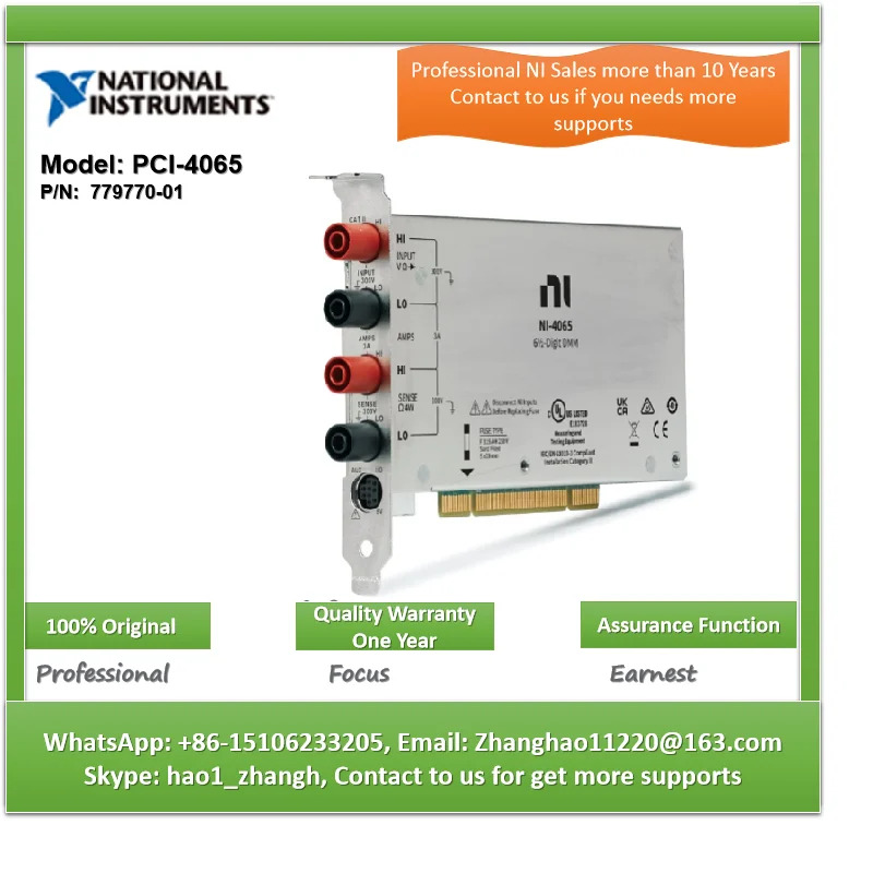 NI PCI-4065 멀티미터 모듈식 기기 779770-01