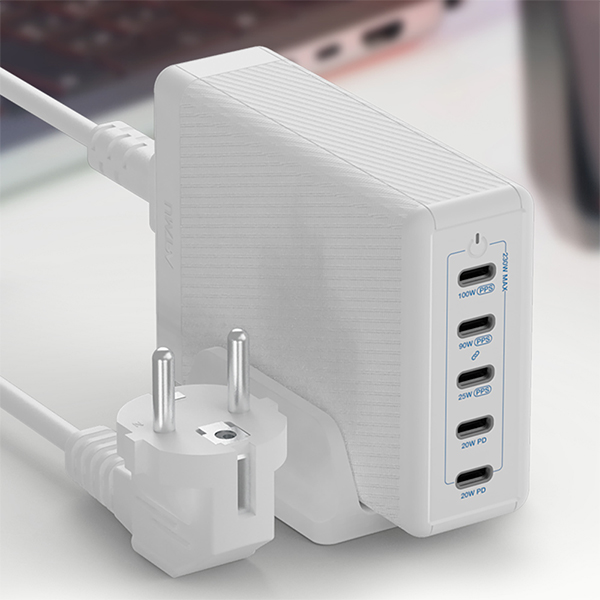 USB PD 230W PPS GaN 접지 멀티 초고속 충전기 GE610 블랙 - 상세 이미지 3
