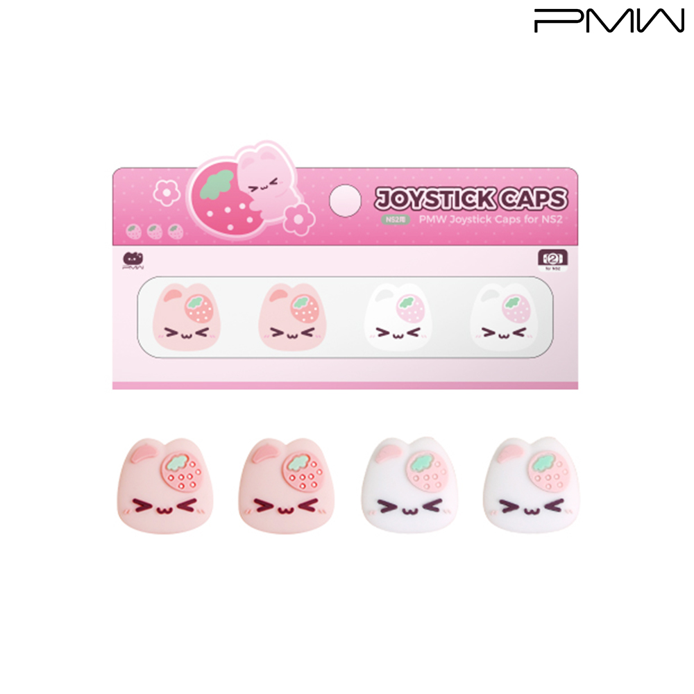 닌텐도 스위치2 스틱커버 딸기토끼 PMW 이이네 프로콘2 호환 이미지 7