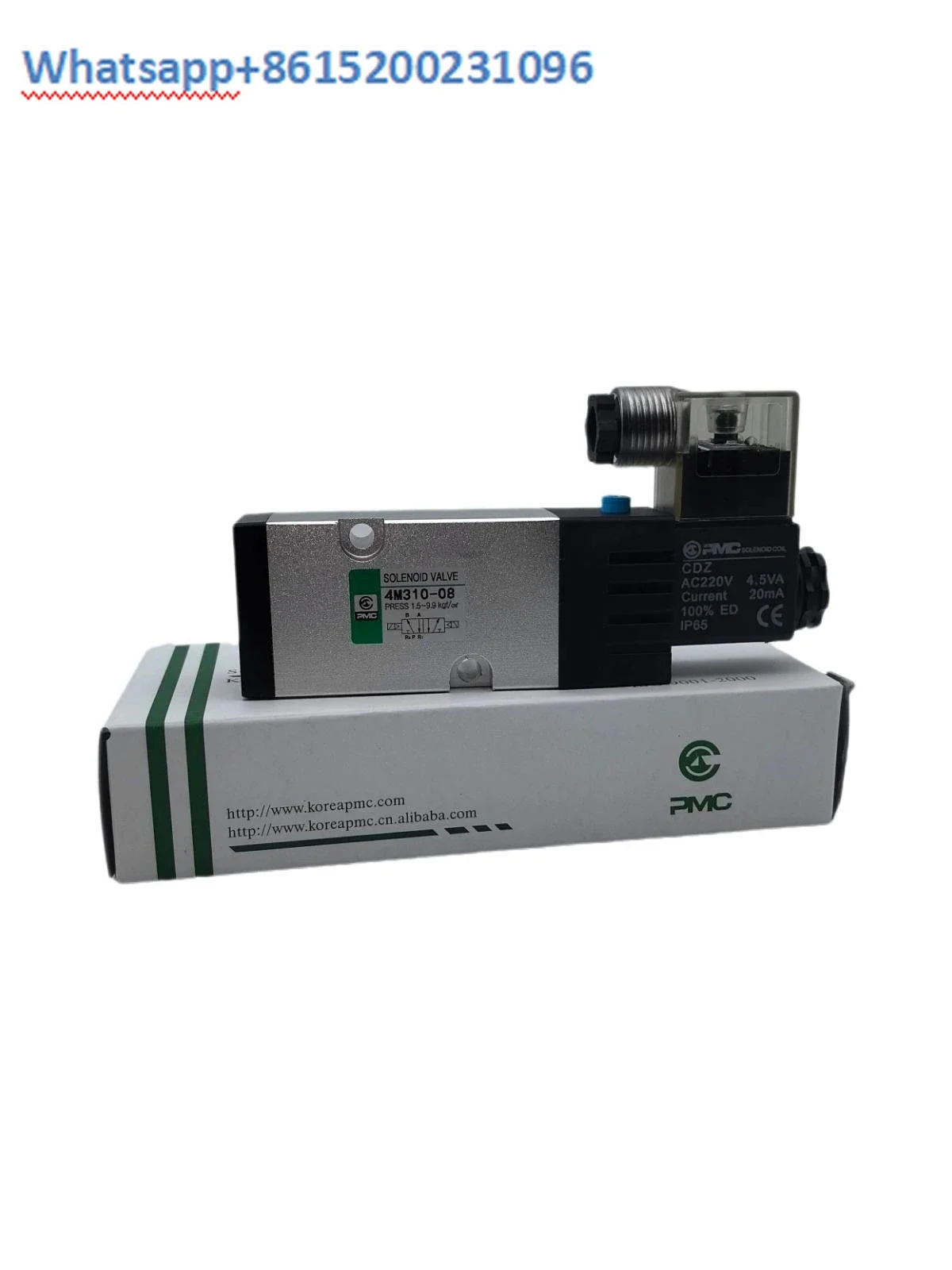 전자기 밸브 플레이트 DC24V 제어 AC220V 후진 4M310-10/08