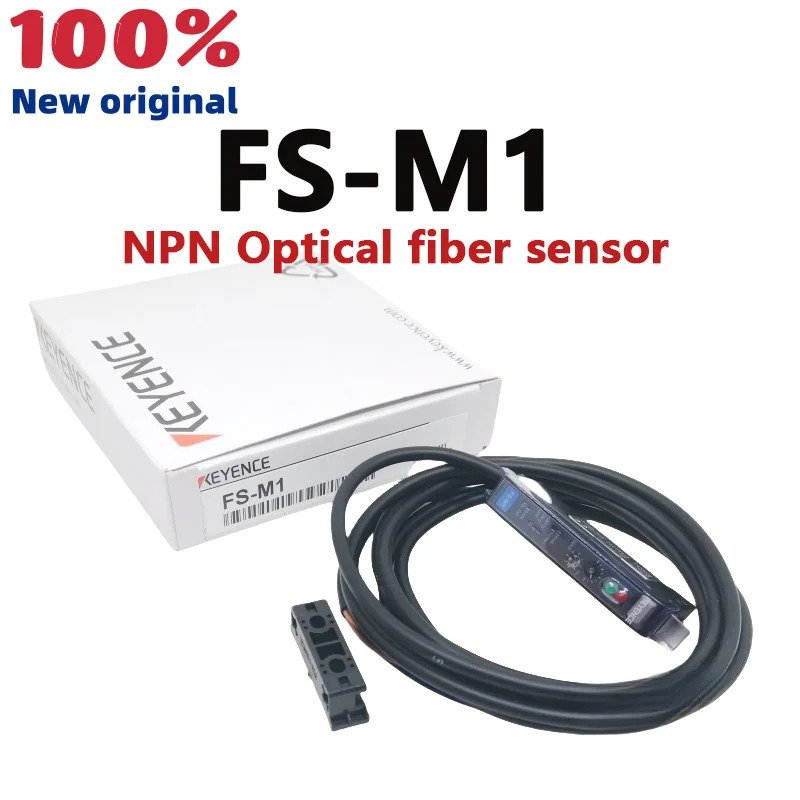 KEYENCE 오리지널 FS-M1 케이블 광섬유센서 증폭기 더 모델 를 환영합니다