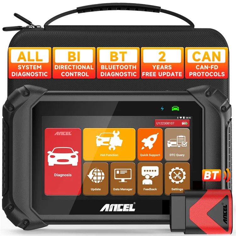 ANCEL 전체 시스템 테스터 재설정 OBDII 스캐너 V5BT OBD2 자동차 진단 도구