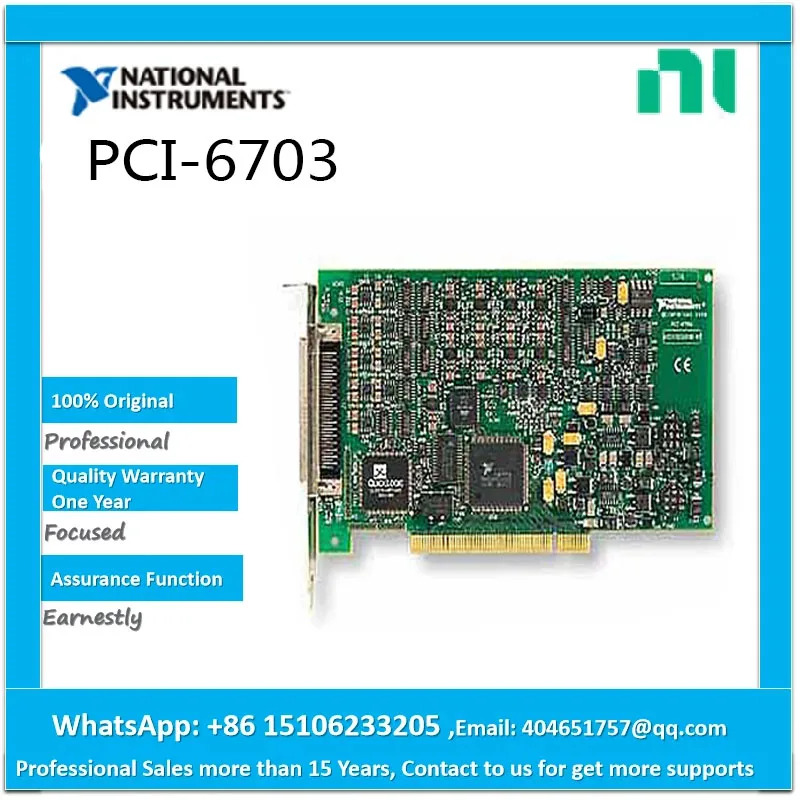 NI PCI-6703 아날로그 전압 출력 보드
