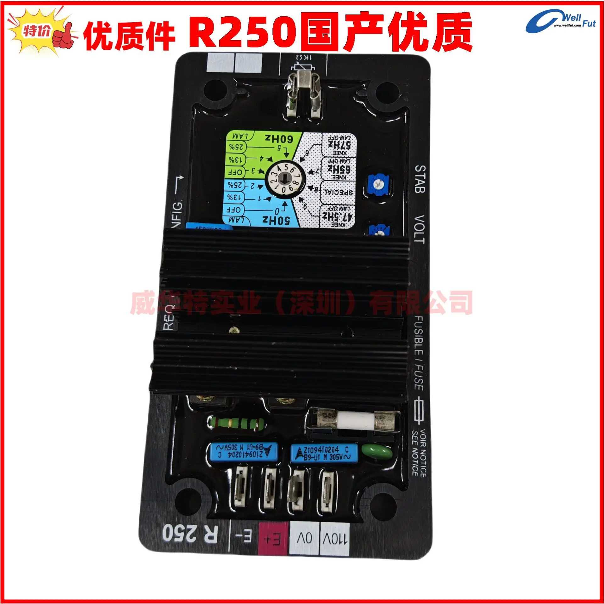 R230 R250 LEROY SOMER 전압 조정기 Leroy Semir 자동 보드 역사적으로 코드