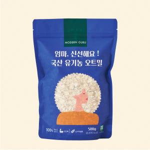 모던구루 국산 유기농 오트밀 500g 편스토랑 롤드오트 압착귀리 아기 이... 맛있게 먹은 솔직 후기 - 상품 이미지 1