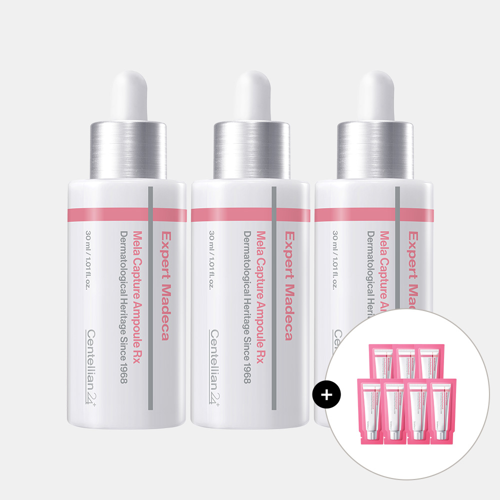 동국제약 센텔리안24 엑스퍼트 마데카 멜라캡처 앰플Rx 30ml x 3개 + 어드밴스드 1ml  7개 이미지