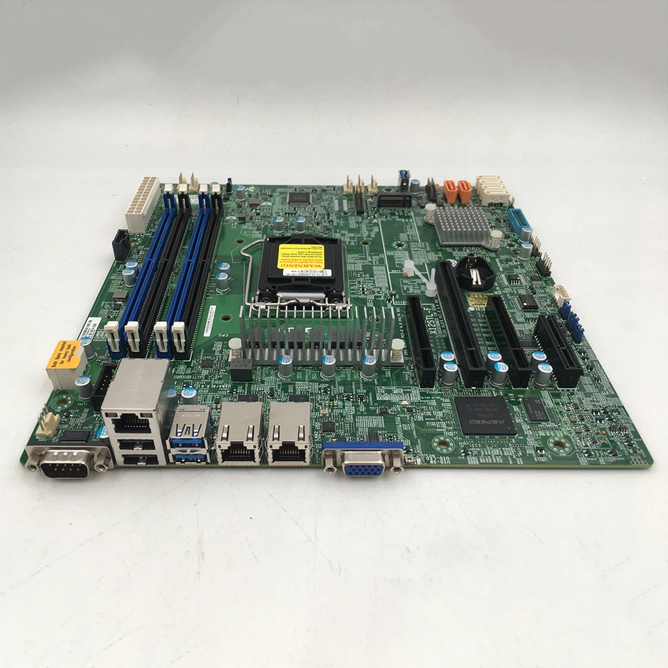 X12STL-F 슈퍼마이크로단방향 서버 마더보드 LGA1200 C252 PCIE 4.0 M- 리퍼 좋은신