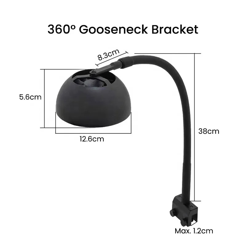 Noo-Psyche 구즈넥 담수 LED 조명 산호초 어항일출 일몰 붕규산염 와이파이 K7 미니 S 60W