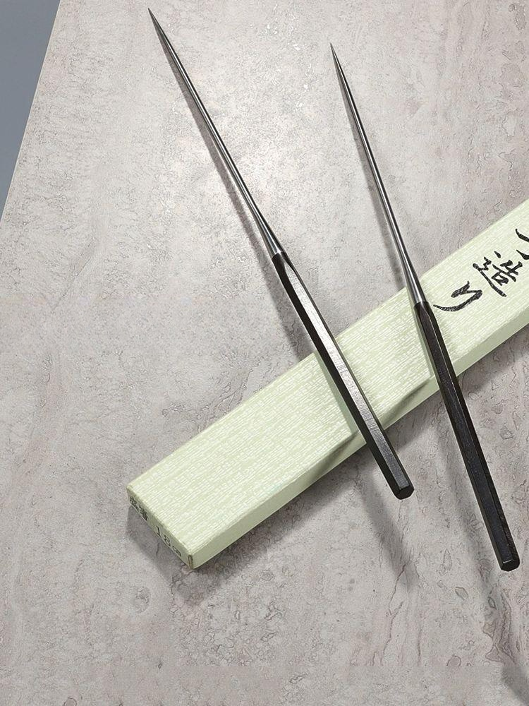 에보니 튀김젓가락 요리용 일식 목재 육각젓가락 회젓가락 데코젓가락 프리미엄 - 상품 이미지