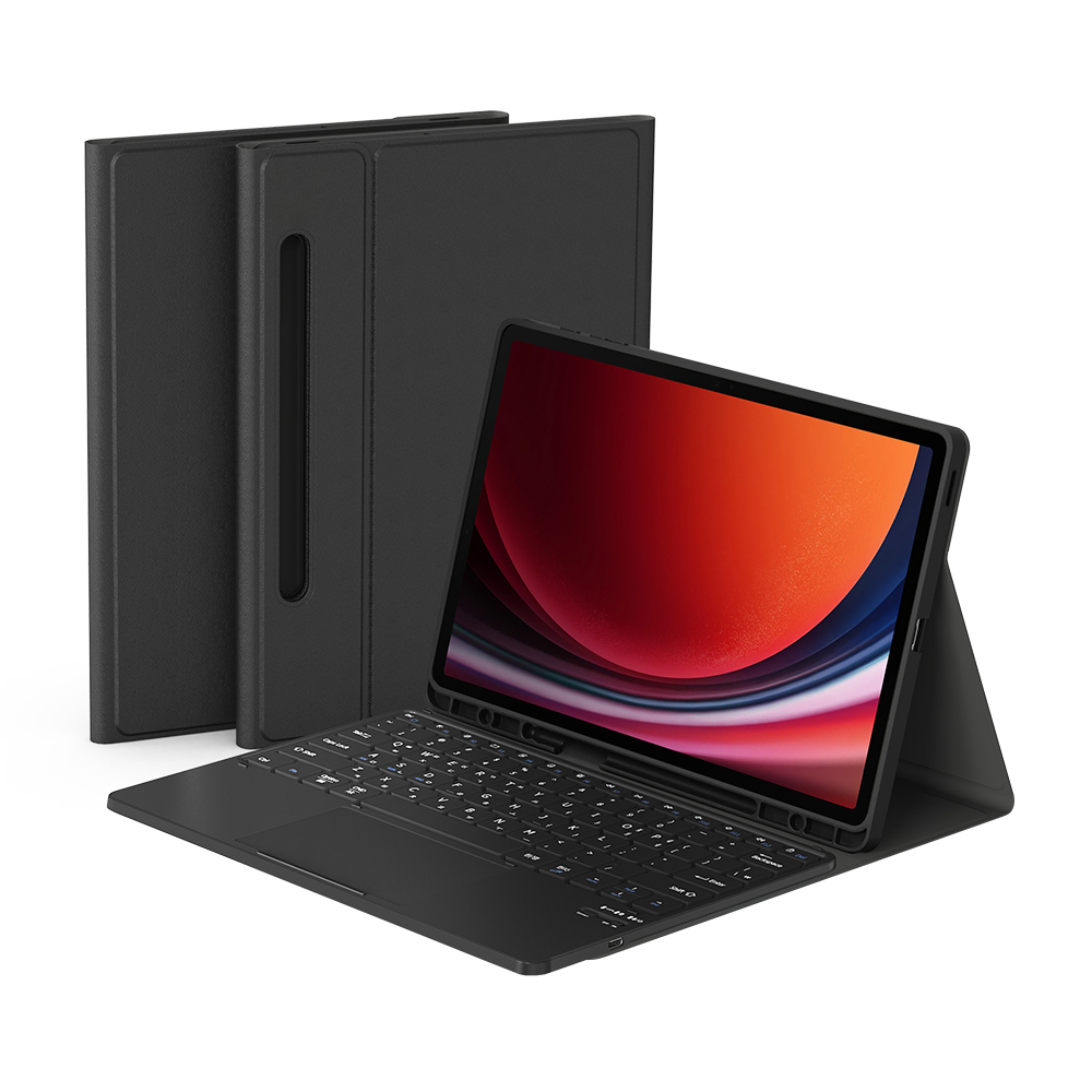 갤럭시탭 S9+ 북커버 키보드 데이웍스 블루투스 키보드 터치패드 활용법