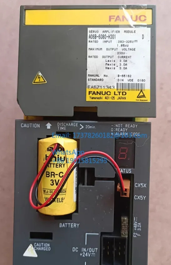 A06B-6080-H301 리퍼 서보 드라이브 ok