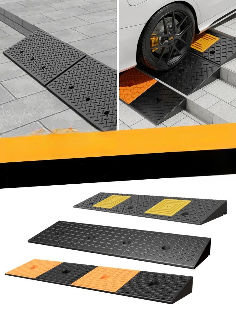 경사로 슬로프 고무 진입로 매트 차량진입판 패드 경계석 높이 계단턱 도로 단차해소 - 상세 이미지 2
