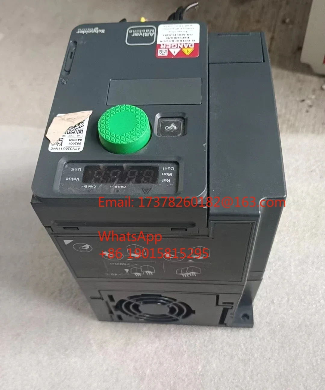 ATV320U11N4C 리퍼된 인버터 1.1KW 기능이 정상적으로 실행됩니다.