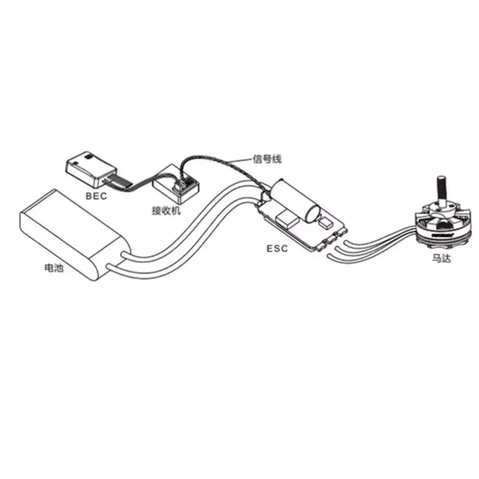 전거버너 ESC ES-40A 멀티 로터 드루프 드론 4-6S