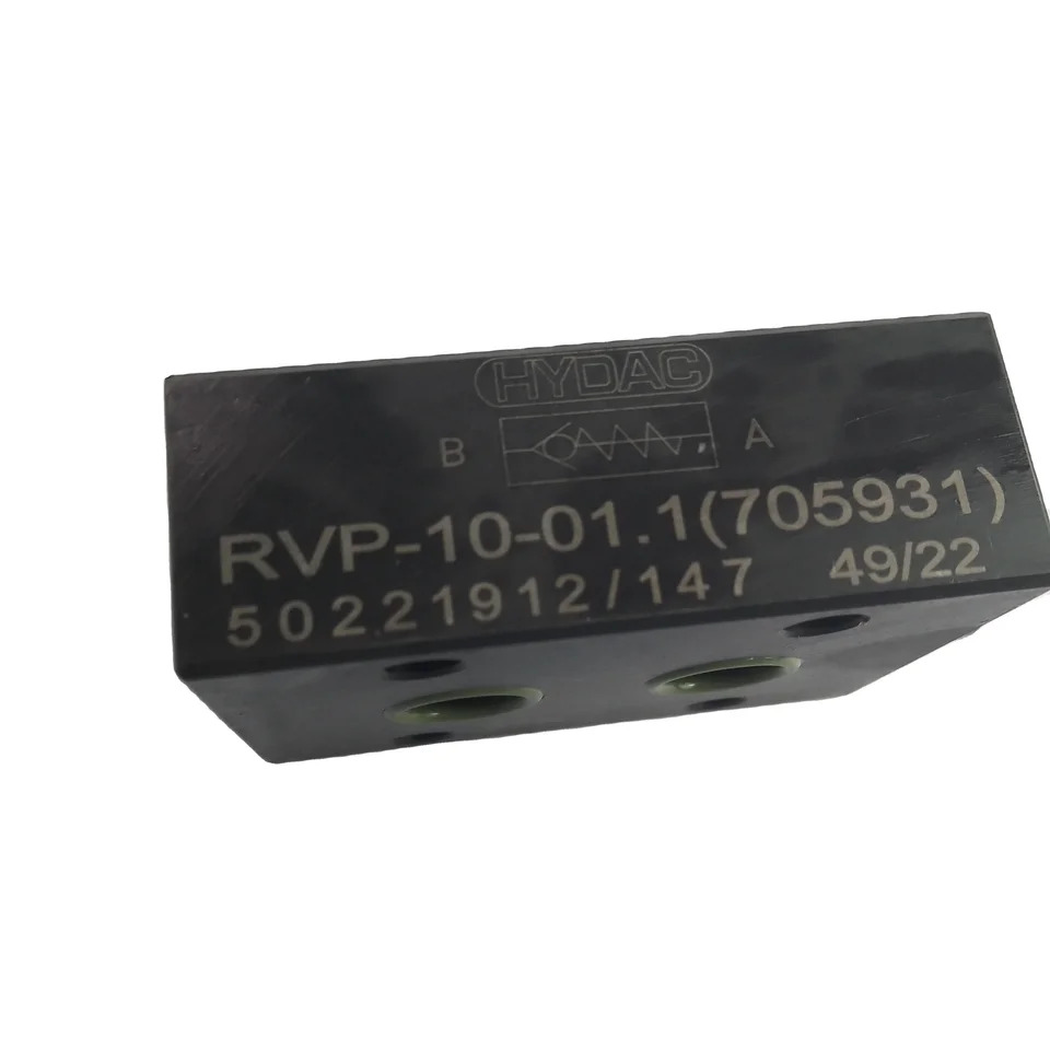 HYDAC 유압 제어 단방향 밸브 RVP-10-01.1
