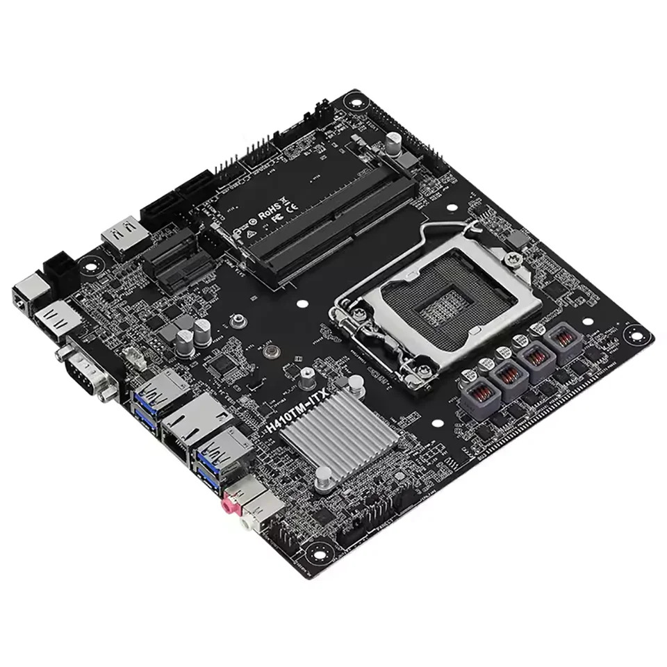 ASRock호환 H410TM-ITX ac 씬 미니 iTX 소형 폼 팩터올인원 마더보드