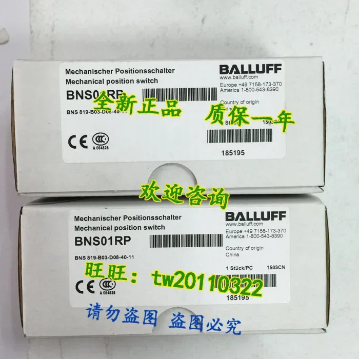 오리지널 뉴 독일 발루프 리미트 스위치 01RP 819-B03-D08-40-11